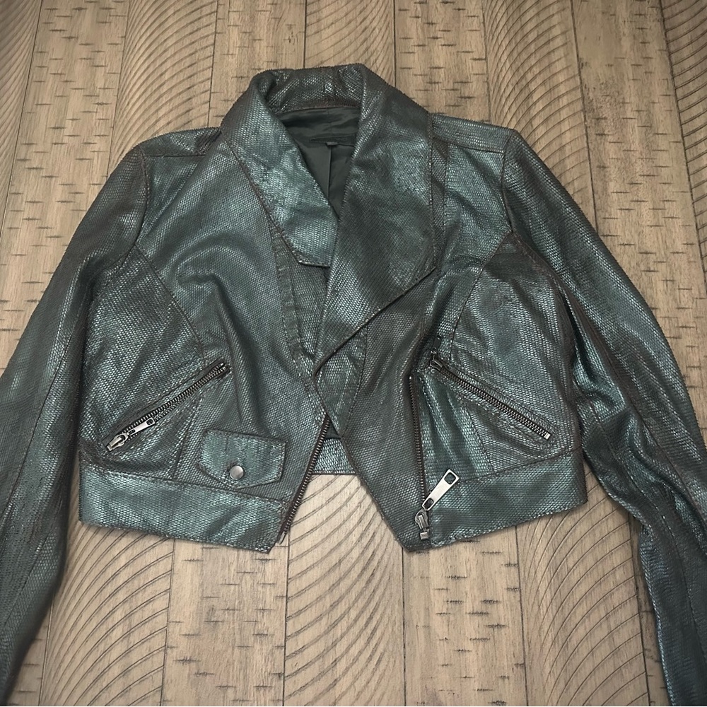 A.Brand Women's Metallic Green Jacket